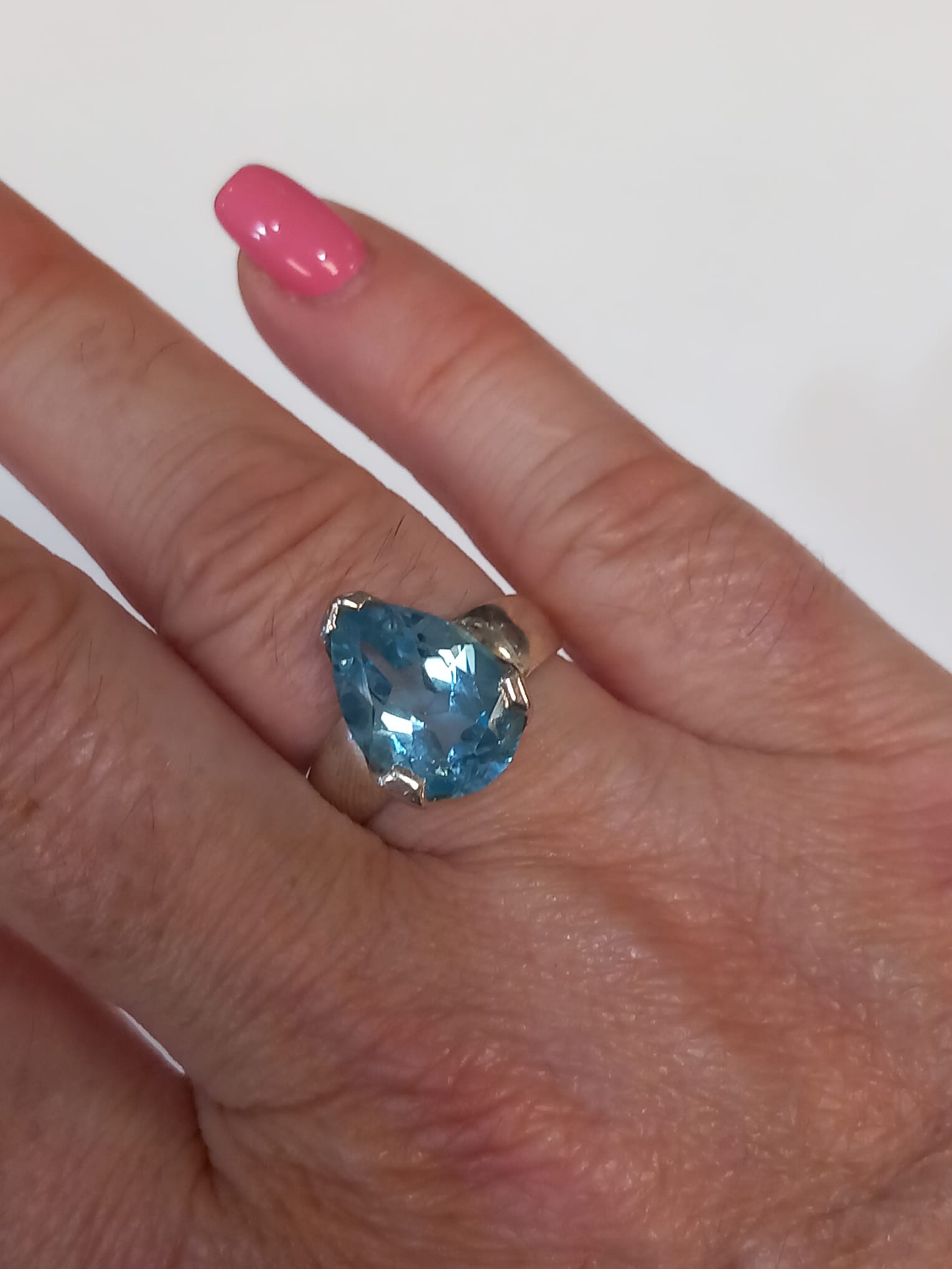 Anillo topacio deals azul